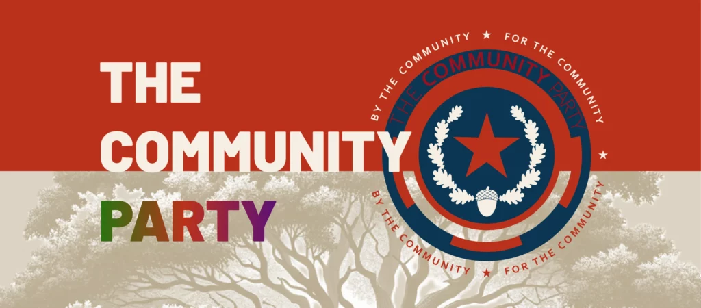 Community Party Website Wireframes